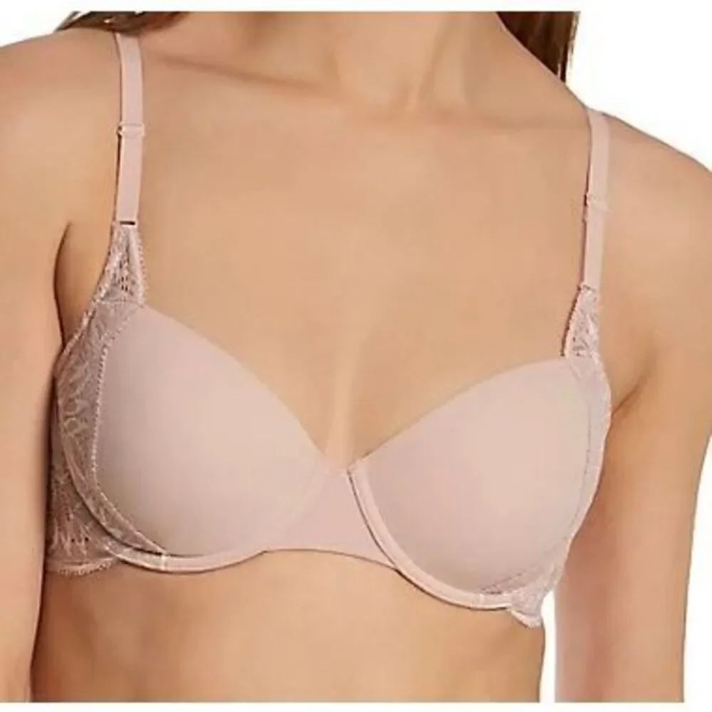 Natori Women's NWT Lush Lace Demi Contour Underwire Soft Pink 36DDD